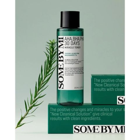 Nước Hoa Hồng AHA-BHA-PHA 30 Days Miracle Toner 150ml - Giúp Làm Sạch Da, Ngăn Mụn, Phù Hợp Mọi Loại Da - Chính Hãng Some By Mi