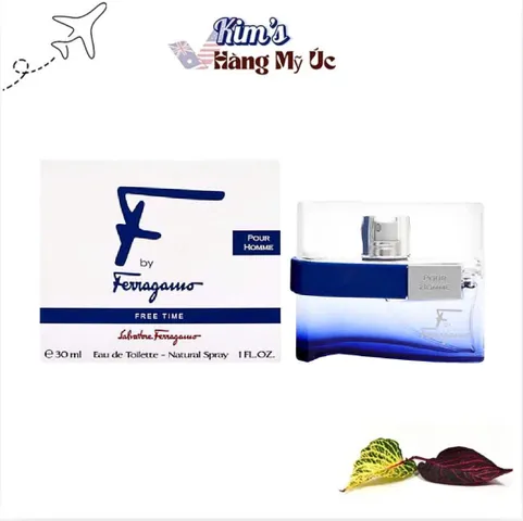 Nước Hoa Nam Salvatore Ferragamo F by Ferragamo Free Time EDT 30ml - Tươi Mát, Năng Động, Phong Cách Thư Giãn