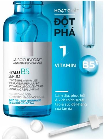 Serum Dưỡng Ẩm Da La Roche-Posay Hyalu B5 30ml - Cung cấp độ ẩm tối ưu, phục hồi và làm dịu da nhạy cảm, Chính hãng cao cấp
