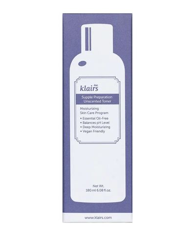 Nước Hoa Hồng Klairs Supple Preparation - Toner Chiết Xuất Tự Nhiên Dành Cho Da Nhạy Cảm, Cung Cấp Độ Ẩm Và Tươi Mát