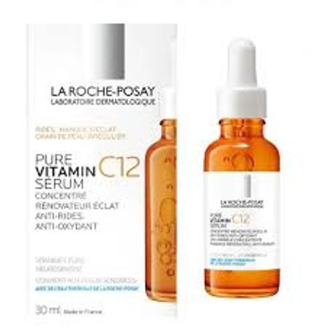 Tinh Chất La Roche Posay Pure Vitamin C12 Serum 30ml - Chống Lão Hóa, Làm Sáng Da, Giảm Nếp Nhăn Chính Hãng từ Pháp