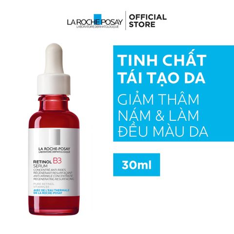 Serum Giảm Nhăn Ngăn Ngừa Lão Hóa La Roche-Posay Retinol B3 30ml - Dưỡng Da Căng Mướt, Giảm Nếp Nhăn Giảm Lão Hóa Chính Hãng