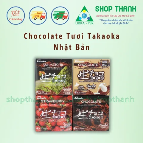 Chocolate Tươi Takaoka Konayuki Nhật Bản 155g - Nama Chocolate Mềm Mịn Tan Chảy, Hương Vị Ngọt Dịu, Quà Tặng Tuyệt Vời