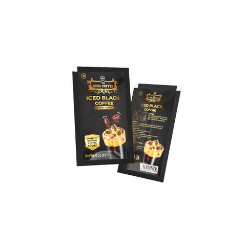 Cà Phê Hòa Tan King Coffee Đen Đá Có Đường - Hộp 160g (10 Gói x 16g) - Hương Vị Mạnh Mẽ, Thưởng Thức Tuyệt Hảo