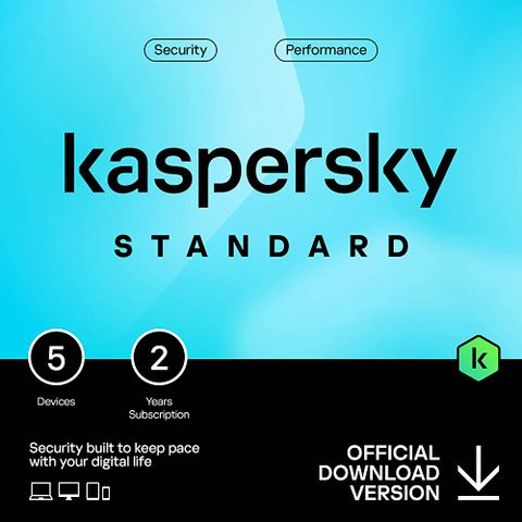 Kaspersky Standard 1 Năm - Giấy Phép Toàn Cầu, Bảo Vệ Chống Virus, Malware, Ransomware và Nguy Cơ Trực Tuyến cho Windows, macOS, Android