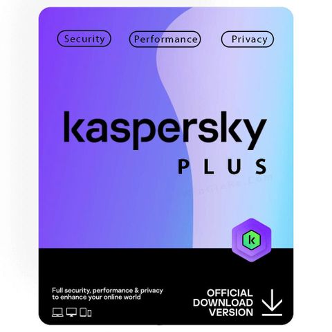 Bản quyền Kaspersky Plus 1 Năm - Chống Virus, Bảo Mật Mạng, VPN Toàn Cầu - An Toàn Cho Thiết Bị Windows, macOS, Android