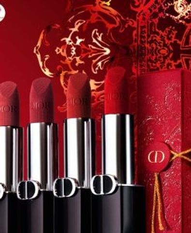 Set Son Dior Rouge Dior Limited Edition Tết Nguyên Đán 2026 - Bao Lì Xì và Túi Giấy Sang Trọng, Màu Đỏ Quyến Rũ Dior 999