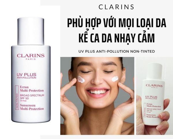 Kem Chống Nắng Clarins UV Plus Ecran Multi-Protection SPF50/PA++++ 50ml - Bảo vệ da toàn diện, dưỡng ẩm, chiết xuất thiên nhiên, phù hợp mọi loại da.