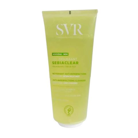 Sữa Rửa Mặt SVR Sebiaclear Gel Moussant 200ml - Chống Mụn, Dịu Nhẹ Cho Da Nhạy Cảm, Gel Tạo Bọt Kháng Nước, Không Xà Phòng