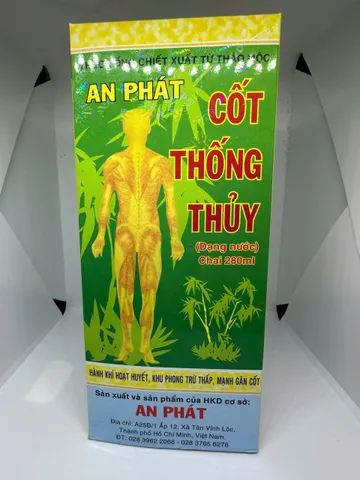 Phong Tê Cốt Thống Thủy 280ml An Phát - Giải Pháp Tự Nhiên Cho Đau Nhức Xương Khớp, Hỗ Trợ Hành Khí, Phong Thấp