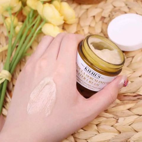 Kem Dưỡng Da Kiehl's Calendula Serum-Infused Water Cream 100ml - Dưỡng ẩm, làm dịu và tái tạo da từ hoa cúc thiên nhiên chính hãng