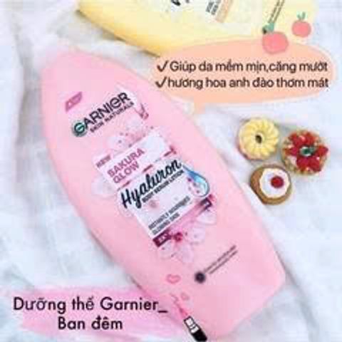 Sữa Dưỡng Thể Trắng Da Garnier Sakura White Body Serum Milk UV - Giúp Làm Sáng Da, Cung Cấp Độ Ẩm, Bảo Vệ Da Khỏi Tia UV