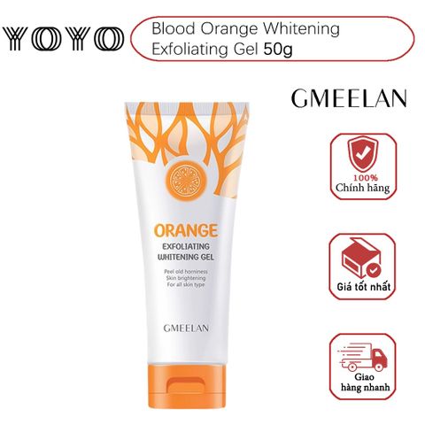 Gmeelan Kem Tẩy Tế Bào Chết Blood Orange 50g - Gel Exfoliate Làm Sáng Da, Chăm Sóc Da Hiệu Quả Từ Mỹ