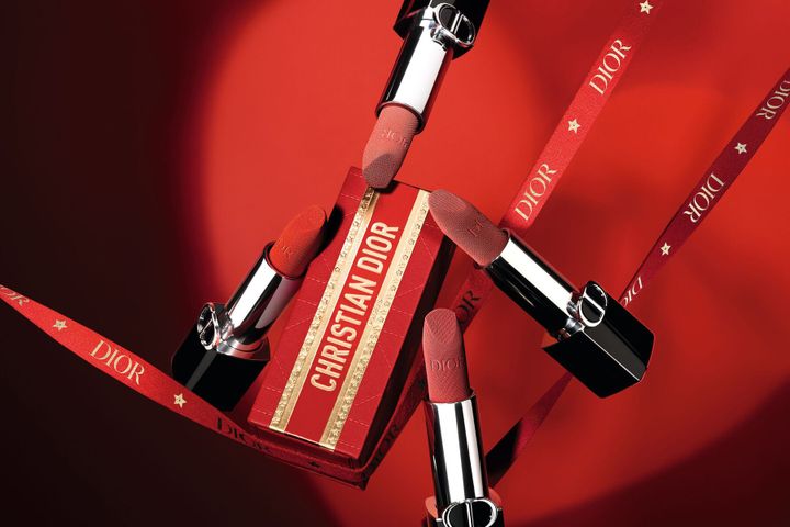 Set Son Dior Rouge Dior Limited Edition Tết Nguyên Đán 2026 - Son Dior 999 + 8 Bao Lì Xì + Túi Giấy Sang Trọng, Chính Hãng