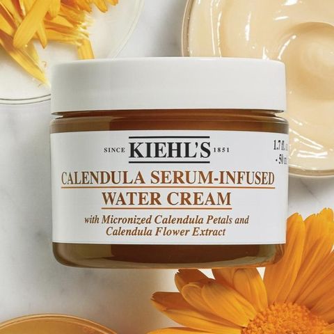 Kem Dưỡng Da Kiehl's Calendula Serum-Infused Water Cream 100ml - Dưỡng ẩm, làm dịu da nhạy cảm, chiết xuất hoa cúc chính hãng.