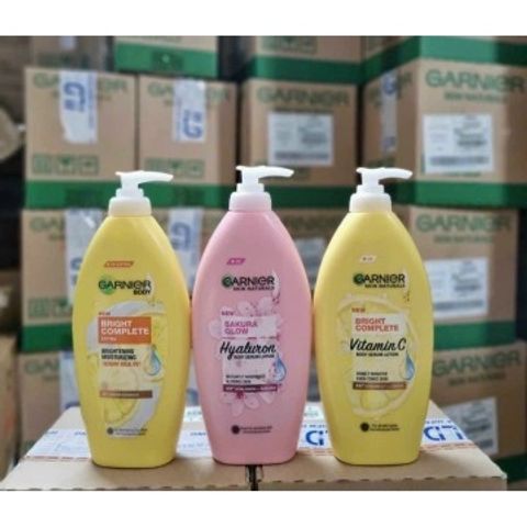 Sữa Dưỡng Thể Garnier Body Lotion 400ml - Làm Trắng Da, Cấp Ẩm, Chống Lão Hóa, Duy Trì Độ Mịn Màng  - Sản Phẩm Chính Hãn