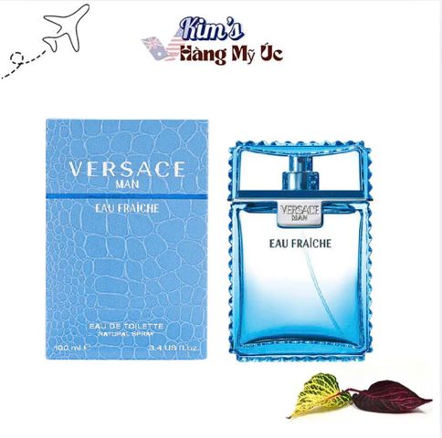 Nước Hoa Versace Man Eau Fraiche EDT 10ml - Hương Gỗ Biển Tươi Mát, Phong Cách Năng Động Dành Cho Nam Giới