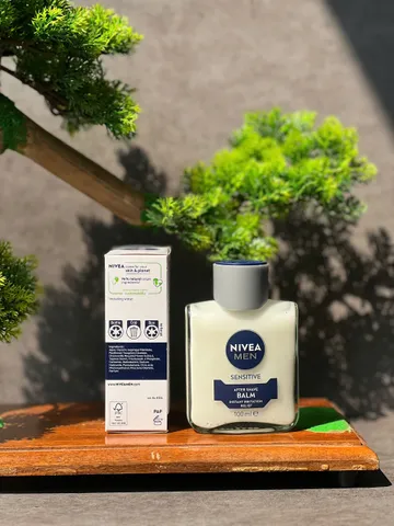 Dưỡng Da Sau Cạo Râu Nivea Men Sensitive After Shave Balm 100ml - Không Cồn, Làm Dịu Da, Phù Hợp Với Da Nhạy Cảm