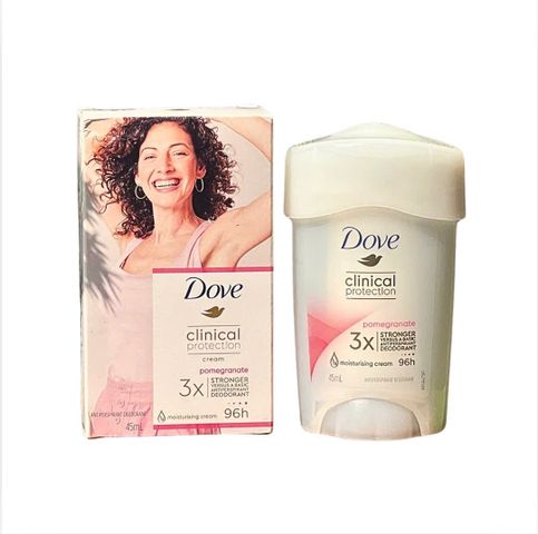 Lăn Khử Mùi Dove Lựu 45ml - Công Thức Dưỡng Ẩm, Không Chứa Alcohol, Hiệu Quả 96h, Đặc Biệt Cho Da Nhạy Cảm