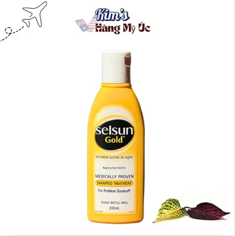 Dầu gội Selsun Gold trị gàu & nấm da đầu - Giảm ngứa, rát, ngăn ngừa tái phát, hiệu quả kiểm chứng y tế