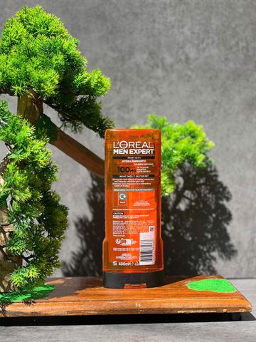 Sữa Tắm Gội 3 Trong 1 L'Oréal Men Expert Hydra Energetic - Hiệu Ứng Tăng Năng Lượng, Hương Gỗ Tươi Mát Cho Nam 400ml