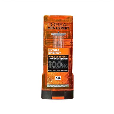 Sữa tắm gội 3-trong-1 L'Oréal Men Expert Hydra Energetic - Tăng cường năng lượng cho da, tóc và mặt với hương gỗ nam tính