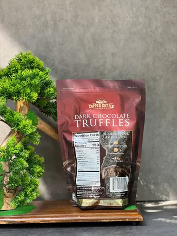 Socola Đen Muối Biển Copper Kettle 448g - Truffles Hạng Sang Cao Cấp, Ngọt Ngào Thoải Mái Chế Biến Từ Mỹ
