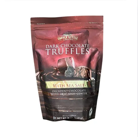 Socola Đen Muối Biển Copper Kettle 448g - Truffles Hạng Sang Cao Cấp, Ngọt Ngào Thoải Mái Chế Biến Từ Mỹ