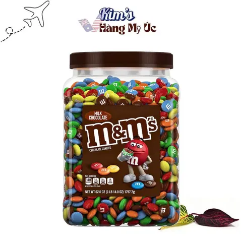 Kẹo Sôcôla Sữa M&M's 1.75kg - Hành Trình Ngọt Ngào Với Viên Kẹo Màu Sắc Đặc Trưng, Tuyệt Vời Cho Mọi Dịp