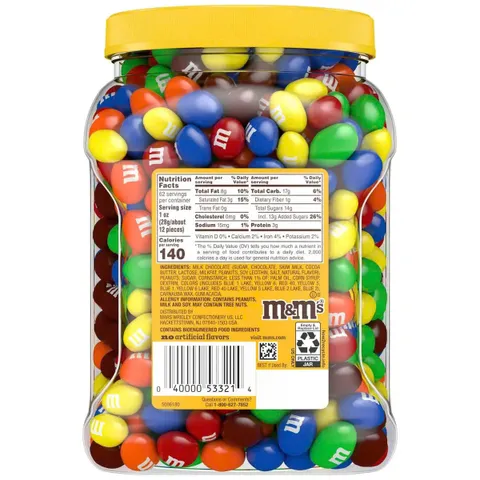 Kẹo sô cô la đậu phộng M&M's - Hương vị đậu phộng rang giòn phủ sô cô la sữa - Snack ngọt ngào cho mọi dịp