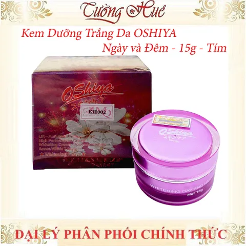 Kem Dưỡng Trắng Da OSHIYA 15g - Ngày và Đêm, SPF 50