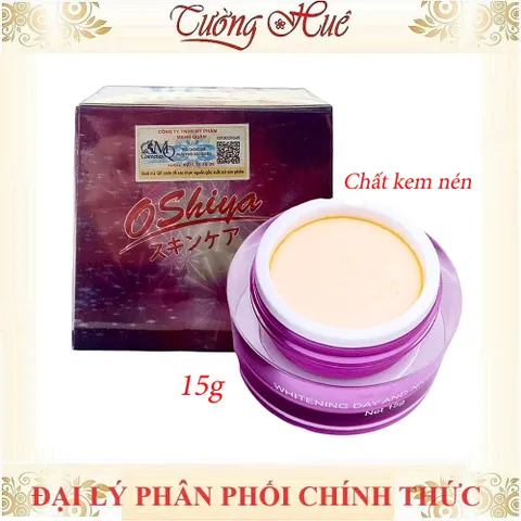 Kem Dưỡng Trắng Da OSHIYA 15g - Ngày và Đêm, SPF 50
