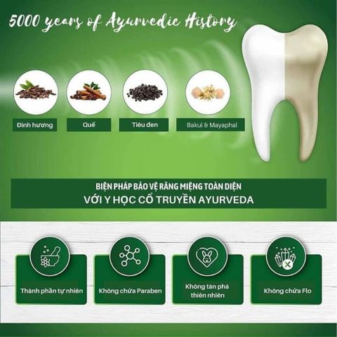 Kem Đánh Răng Thảo Mộc Sudanta Sri Sri 100g - Giảm Vôi Răng, Ngăn Ngừa Sâu Răng và Hôi Miệng, An Toàn Cho Men Răng, Không Chứa Flo