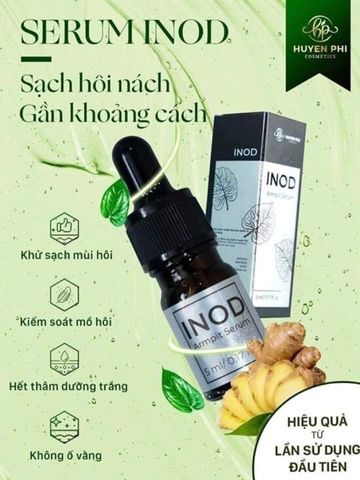 Serum Inod Khử Mùi Hôi Nách & Hôi Chân Huyền Phi - Giảm Mùi Hiệu Quả & Hỗ Trợ Giảm Thâm Da Chính Hãng Mỹ