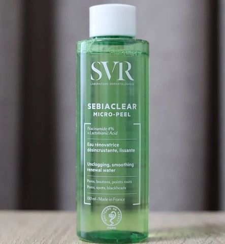 Nước Hoa Hồng SVR Sebiaclear Micro Peel 150ml - Toner Tẩy Tế Bào Nhẹ Nhàng, Làm Sạch Sâu, Duy Trì Làn Da Khỏe Mạnh