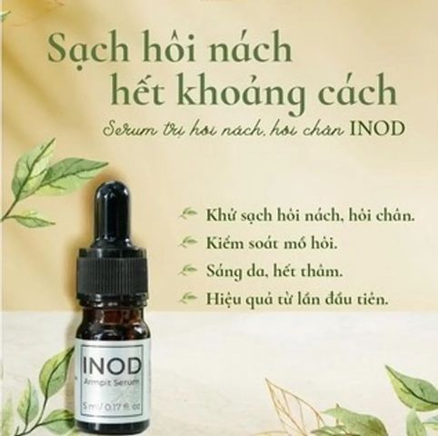 Serum Inod Khử Mùi Hôi Nách & Hôi Chân - Giảm Thâm Da, Phù Hợp Cho Nam Nữ, Sản Phẩm Cao Cấp Chính Hãng Huyền Phi
