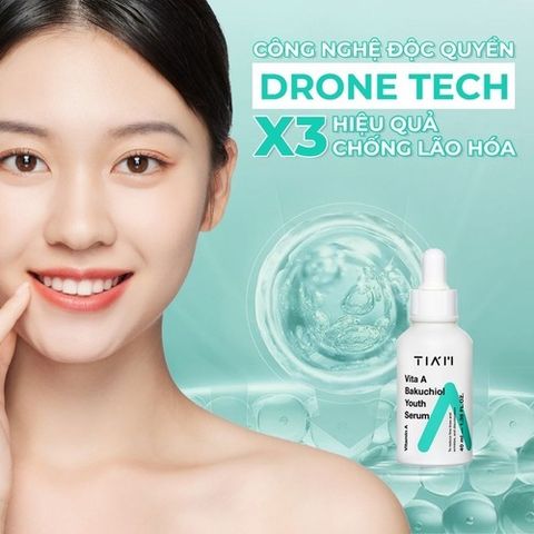 Tinh Chất Dưỡng Da Ngừa Lão Hóa Tiam Vita A Bakuchiol Youth Serum 40ml - Serum Chất Lượng Cao Từ Hàn Quốc, Giúp Trẻ Hóa Làn Da