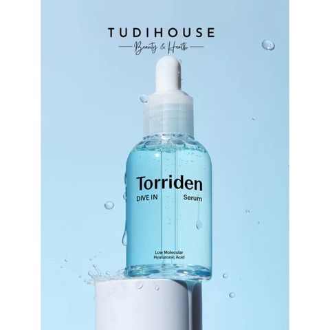 Serum Torriden Dive-In 50ml - Serum Cấp Nước Phục Hồi Da, Dưỡng Ẩm Sâu, Cho Da Căng Bóng, Mềm Mịn, Phù Hợp Với Mọi Loại Da Chính Hãng