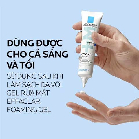 Kem Trị Mụn La Roche-Posay Effaclar Duo+M 40ml - Giảm Mụn, Dưỡng Ẩm và Ngăn Ngừa Tái Phát - Sản Phẩm Chính Hãng từ Pháp