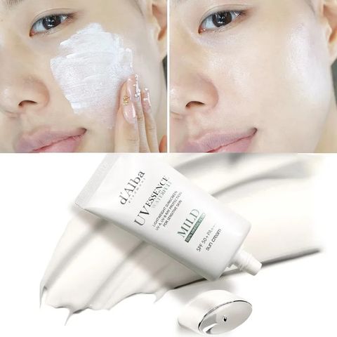 Kem Chống Nắng d'Alba Waterfull Essence SPF50+ PA++++ - Dành Cho Da Nhạy Cảm, 50ml, Bảo Vệ Tối Ưu, Chống Nắng Dịu Nhẹ Chính Hãng