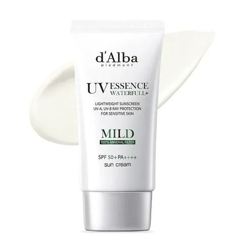 Kem Chống Nắng d'Alba Waterfull Essence SPF50+ PA++++ - Dành Cho Da Nhạy Cảm, 50ml, Bảo Vệ Tối Ưu, Chống Nắng Dịu Nhẹ Chính Hãng