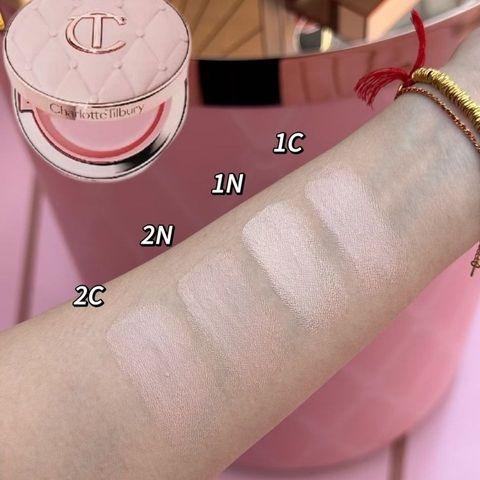 Phấn Nước Charlotte Tilbury Pillow Talk Beautifying Cushion 1N - Kem Trang Điểm Chính Hãng 12g, Lớp Trang Điểm Hoàn Hảo, Tự Nhiên