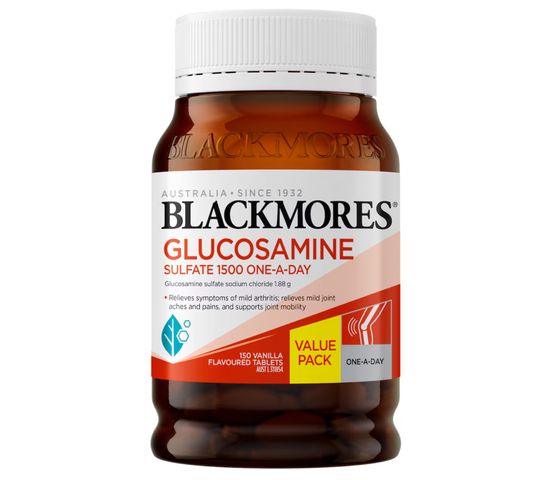 Viên Uống Bổ Xương Khớp Blackmores Glucosamine Sulfate 1500mg One-A-Day - Hỗ Trợ Sức Khỏe Xương Khớp, Hàng Úc, 90 Viên