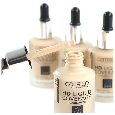 Kem Nền Catrice HD Liquid Coverage Foundation Màu 030 - Che Phủ Hoàn Hảo, Lớp Nền Mỏng Nhẹ, Giữ Màu 24h, Chống Nắng SPF 25 Chính Hãng 611304
