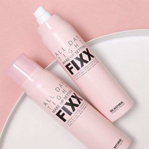 Xịt Khóa Nền So Natural Make Up Setting Fixx 75ml - Giữ Lớp Trang Điểm Lâu Trôi, Kiểm Soát Dầu, Phun Sương Mịn, Hồng Nhạt Chính Hãng