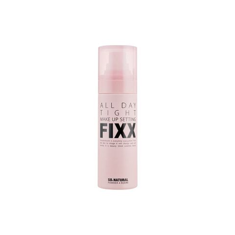 Xịt Khóa Nền So Natural Make Up Setting Fixx 75ml - Giữ Lớp Trang Điểm Lâu Trôi, Kiểm Soát Dầu, Phun Sương Mịn, Hồng Nhạt Chính Hãng