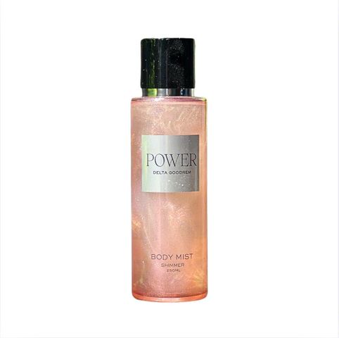 Xịt Thơm Toàn Thân Delta Goodrem Power Shimmer 250ml - Hương Nhẹ Nhàng, Nhũ Rạng Rỡ Thiên Nhiên Cho Nữ