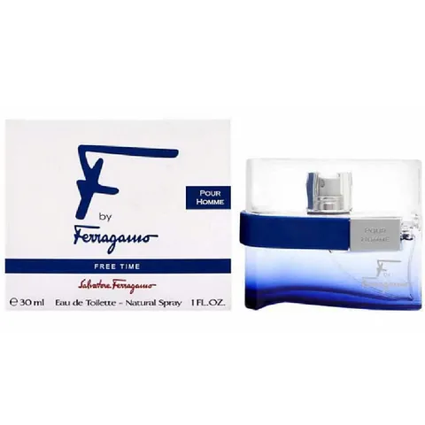 Nước Hoa Nam Salvatore Ferragamo F by Ferragamo Free Time EDT 30ml - Hương Tươi Mát, Năng Động, Phong Cách Thư Giãn