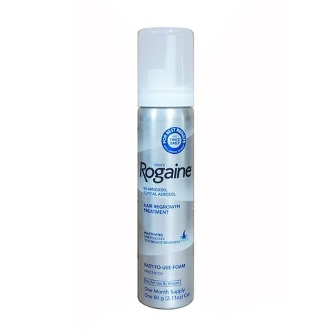 Minoxidil 5% Men's Rogaine Foam - Sản phẩm hỗ trợ mọc tóc nam, ngăn rụng tóc, chất lượng chính hãng Upjohn