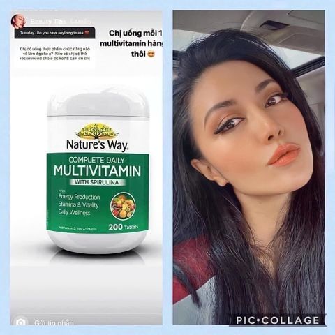 Viên Uống Vitamin Tổng Hợp Nature’s Way Úc 200 Viên - Bổ Sung Năng Lượng, Đẹp Da, Tăng Cường Sức Khỏe Cho Cả Gia Đình